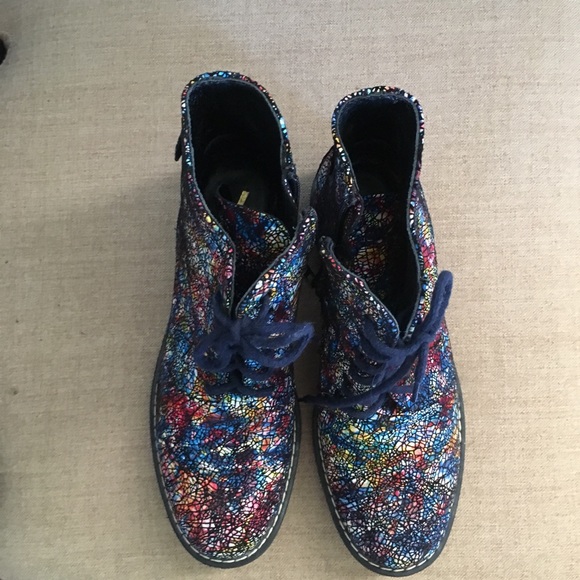 v italia Shoes - V Italia colorful Newspaper booties size 39